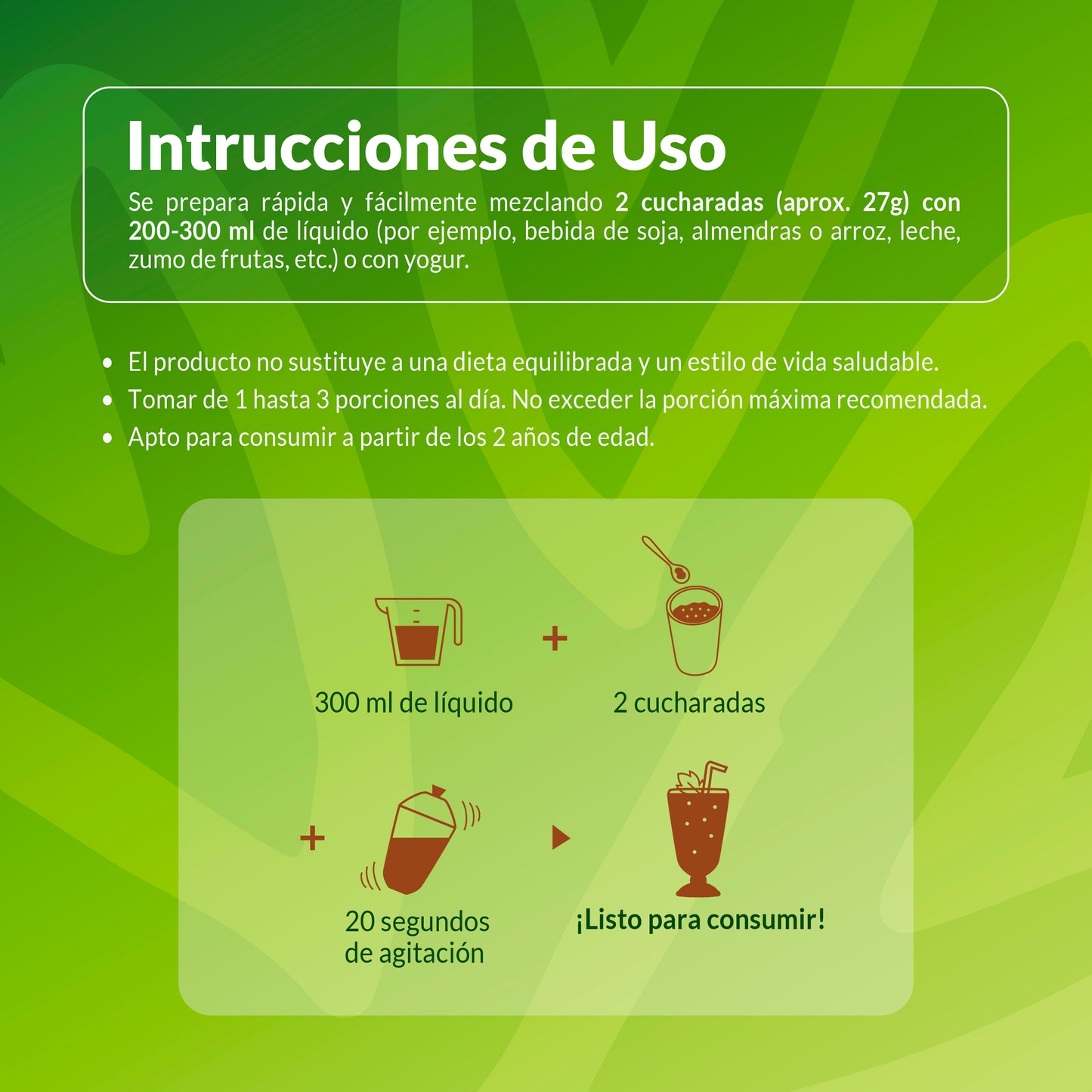 Cómo preparar los batidos del Pack Active Balance Living Foods.