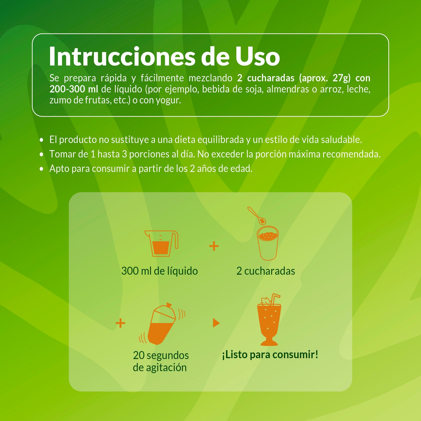 Cómo preparar el batido proteico sabor caramelo Living Foods.