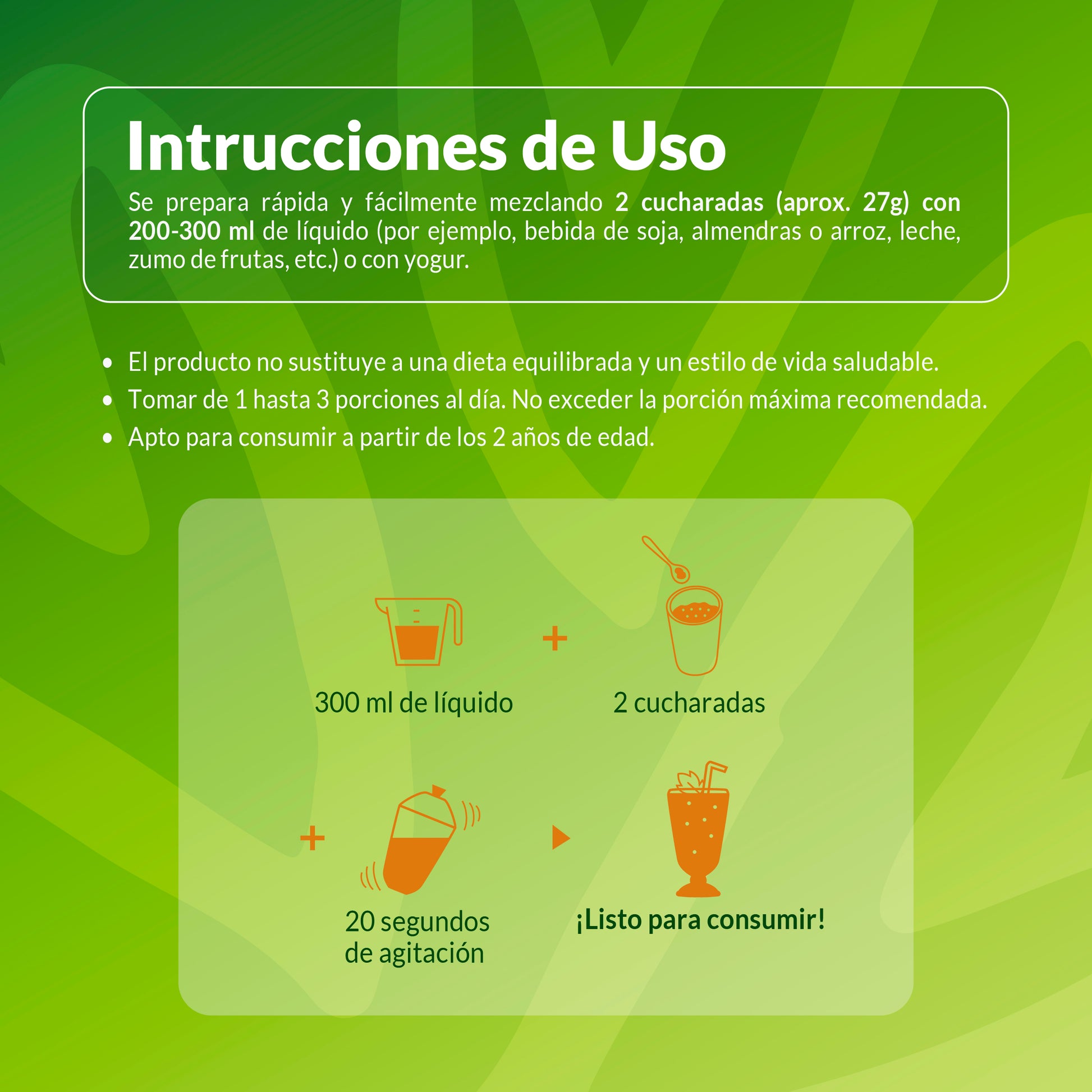 Cómo preparar el batido proteico sabor caramelo Living Foods.