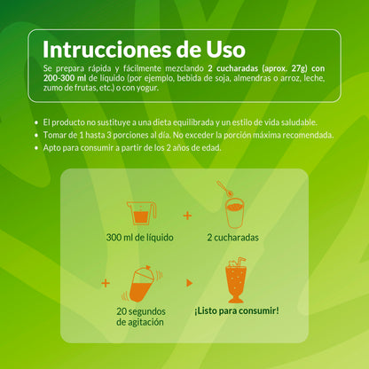 Cómo preparar el batido proteico sabor caramelo Living Foods.