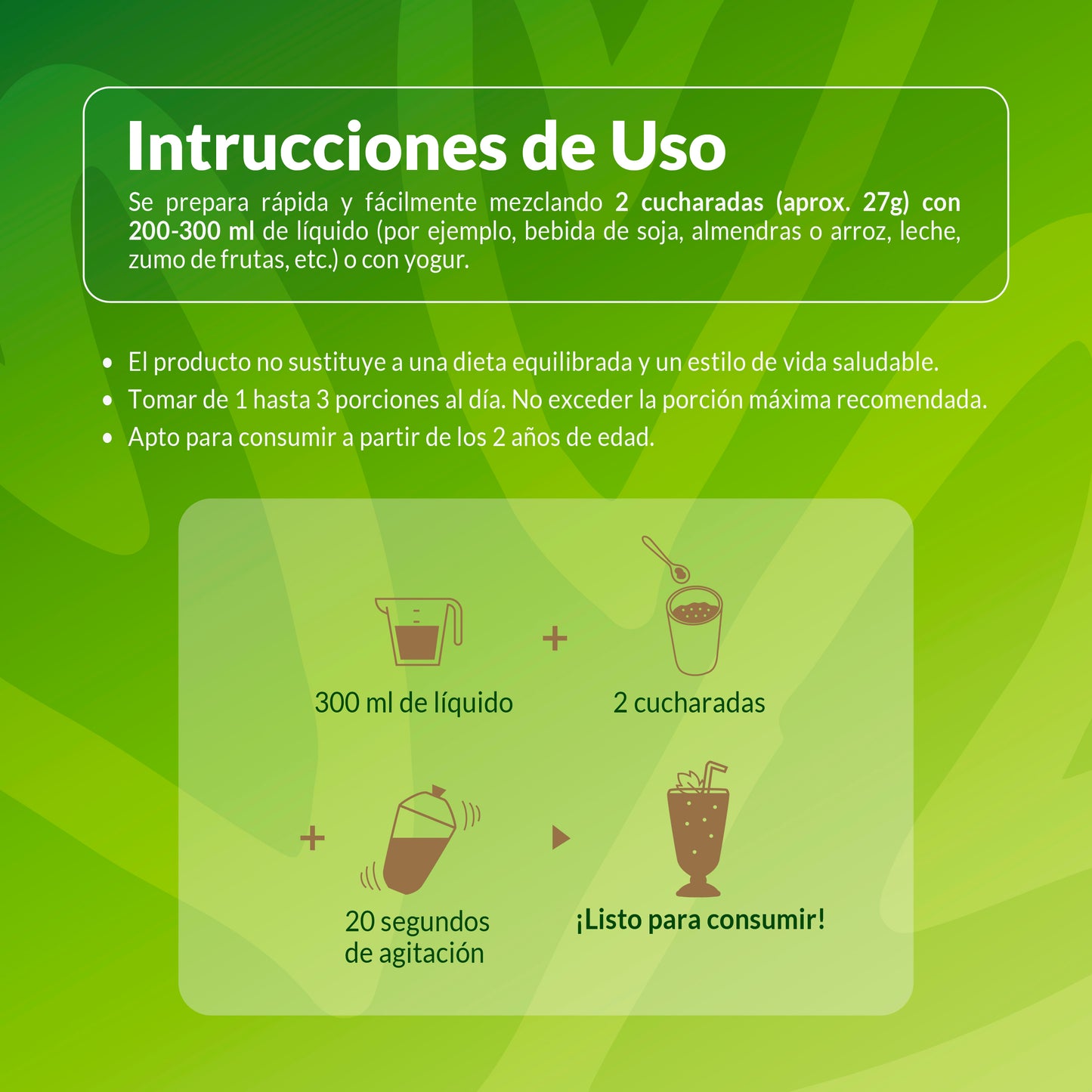 Cómo preparar el batido proteico sabor coffe shot Living Foods.