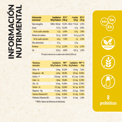 Nutrimorning Batido Orgánico (Vainilla y Manzana)