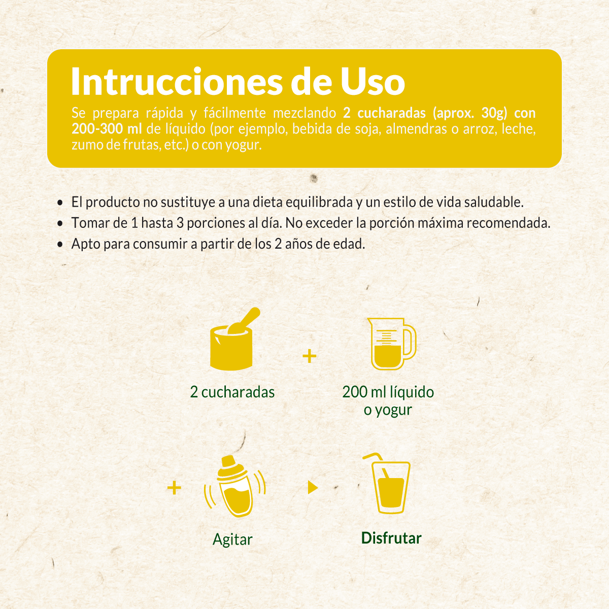 Nutrimorning Batido Orgánico (Vainilla y Manzana)