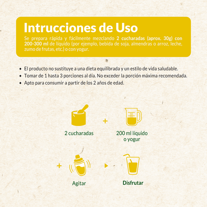 Nutrimorning Batido Orgánico (Vainilla y Manzana)