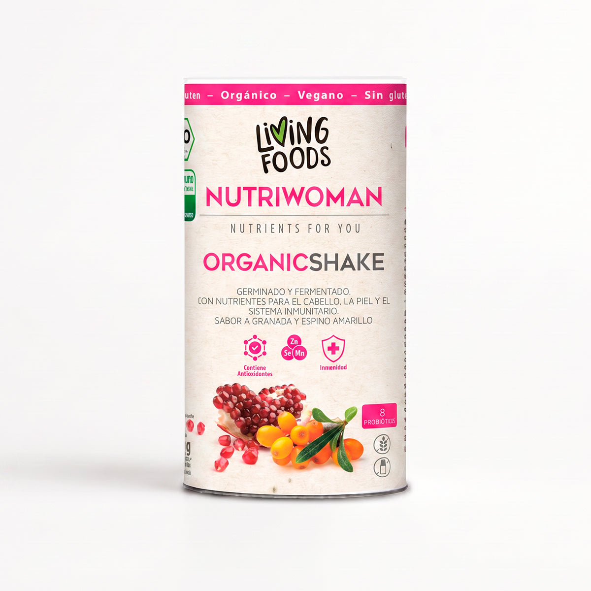 Nutriwoman Batido Orgánico (Granada y Espino Amarillo)