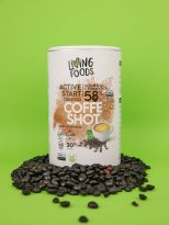 Batido de alimentos germinados y fermentados sabor caramelo.