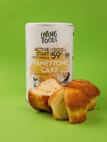 Batido de alimentos germinados y fermentados sabor panettone.